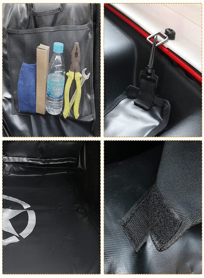 BESTAOO Dog Trunk Liner for Jeep - Heavy Duty Waterproof Oxford Cargo Protector for 2007-2025 Wrangler JK JL 4-Door, Nonslip Washable Pet Seat Cover & Anti-Scratch Liner (Star) - Image 4